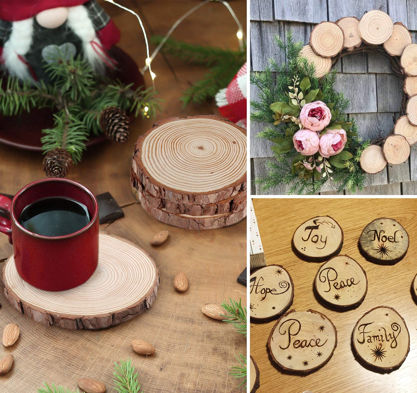 Grote houten schijf of plank met schors 10 cm dikte is 1,5cm – Kinder Wonderland