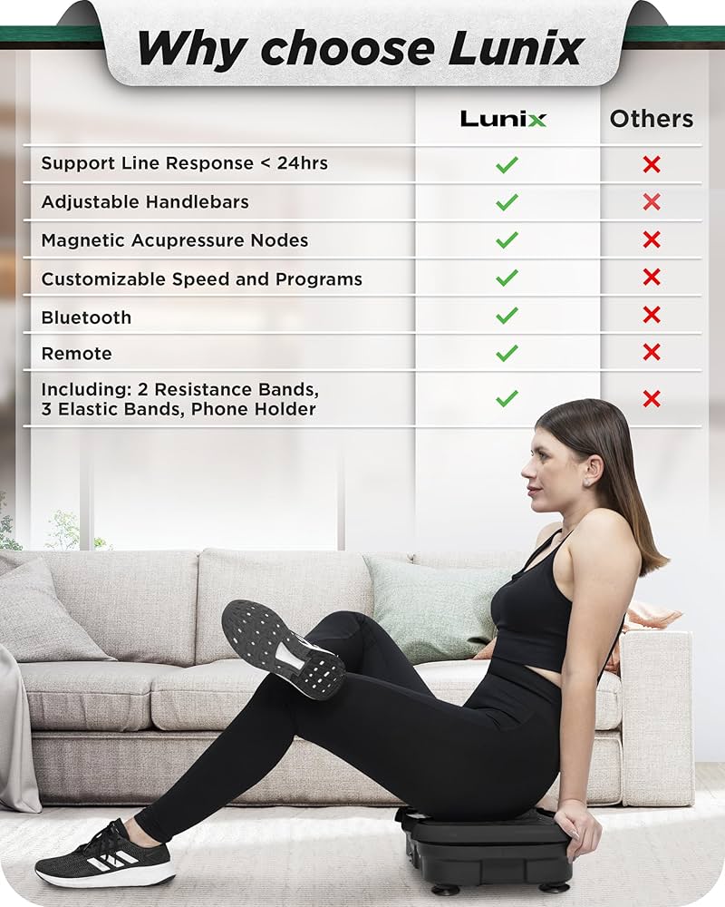 Amazon.com : Lunix LX18 Vibration Plate Exercise Machine