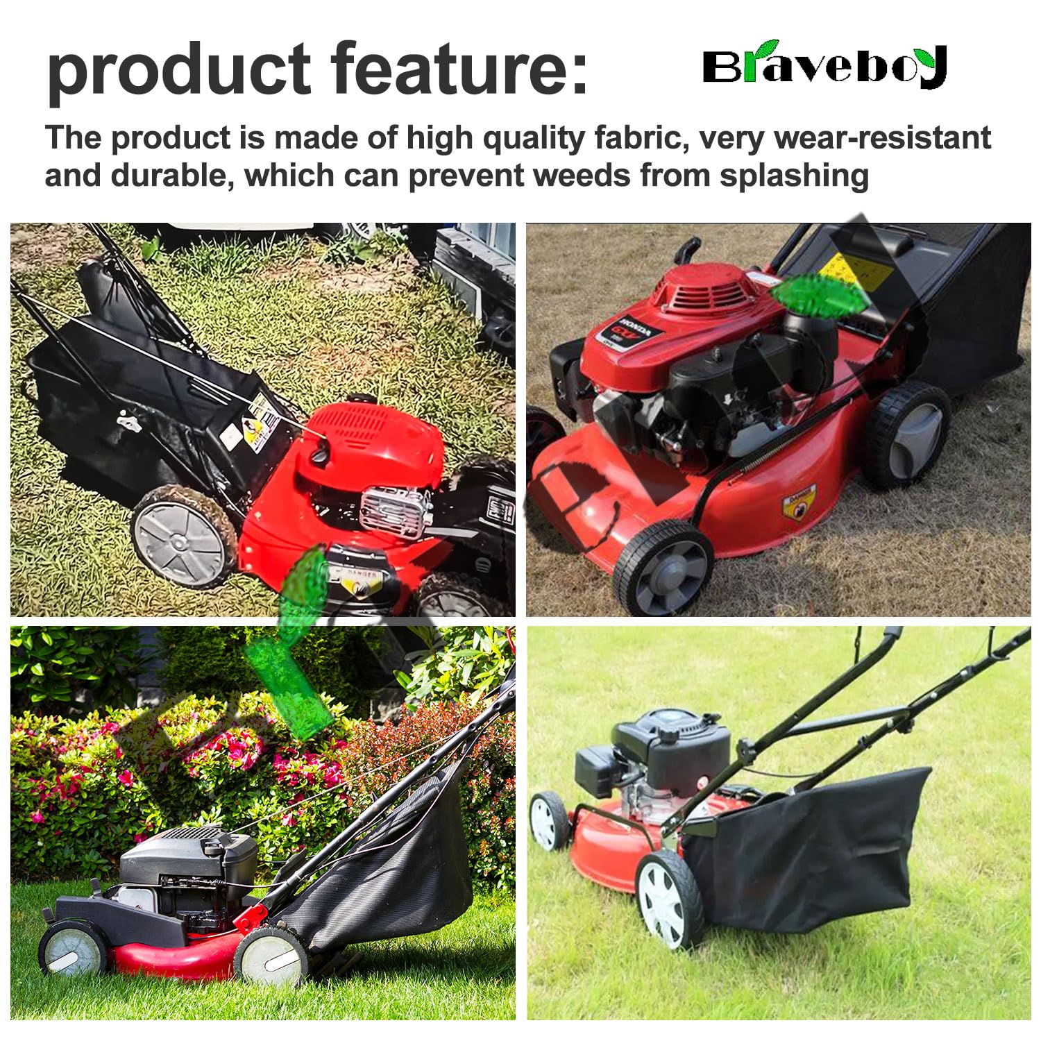 Briggs 21 Inch Lawn Mower Bag S Push Gas With Grass Bag, 21-Inch