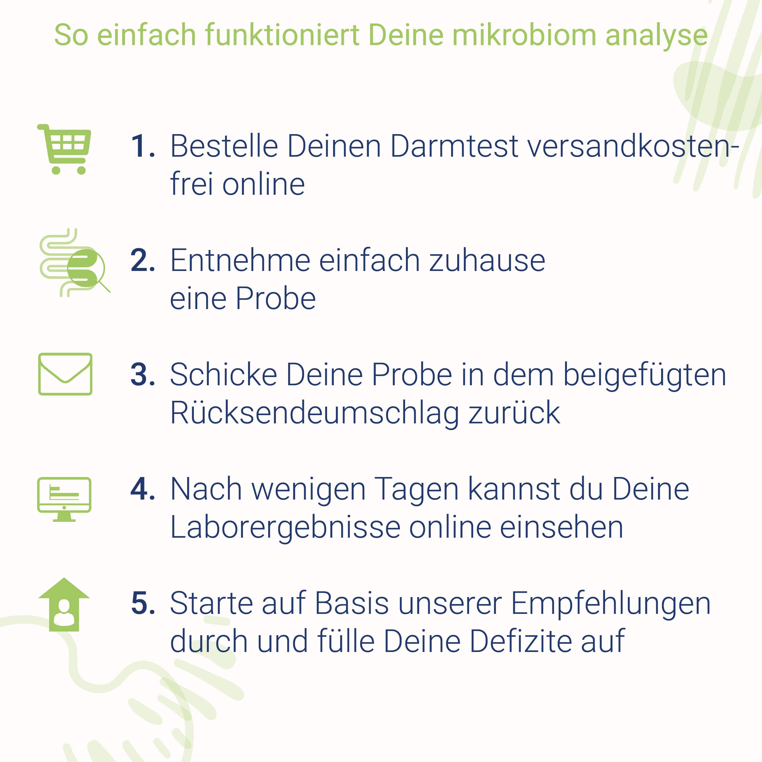 for you Mikrobiom-Analyse für Zuhause – Darmtest zur Bestimmung von Mikrobiom-Vielfalt, 81 Bakterien & Pilzen, Enterotyp – Laboranalyse mit Empfehlungen