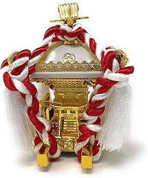 Amazon.co.jp: 飾り ミニ 神輿 黒 (bs201-202-2) 縁起物
