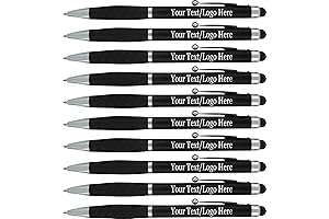 Personalized Stylus Pens With Your Custom Logo Or Text-300 Pack Bulk Pens
