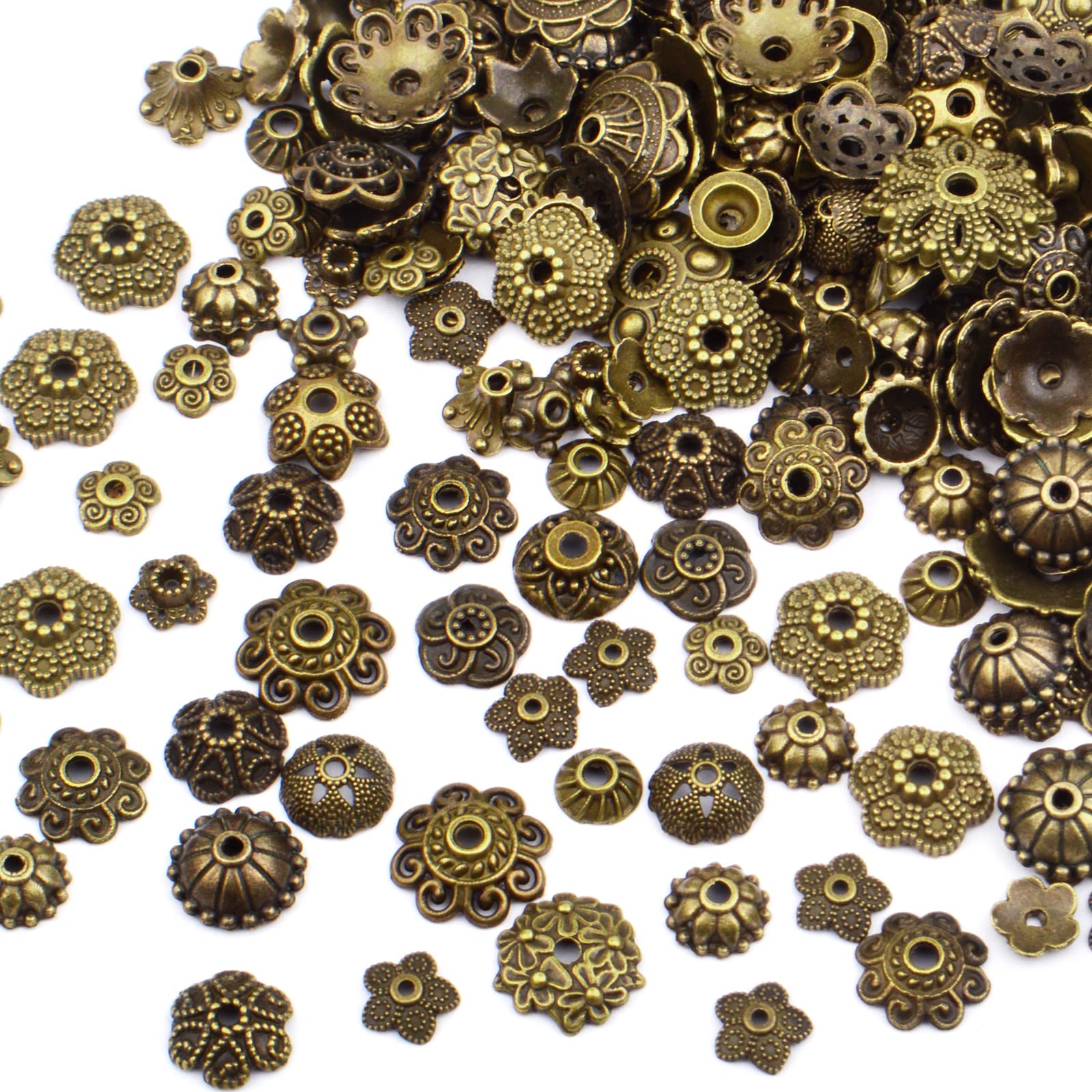 Perles D'espacement En Alliage - Perles D'argent Tibétaines