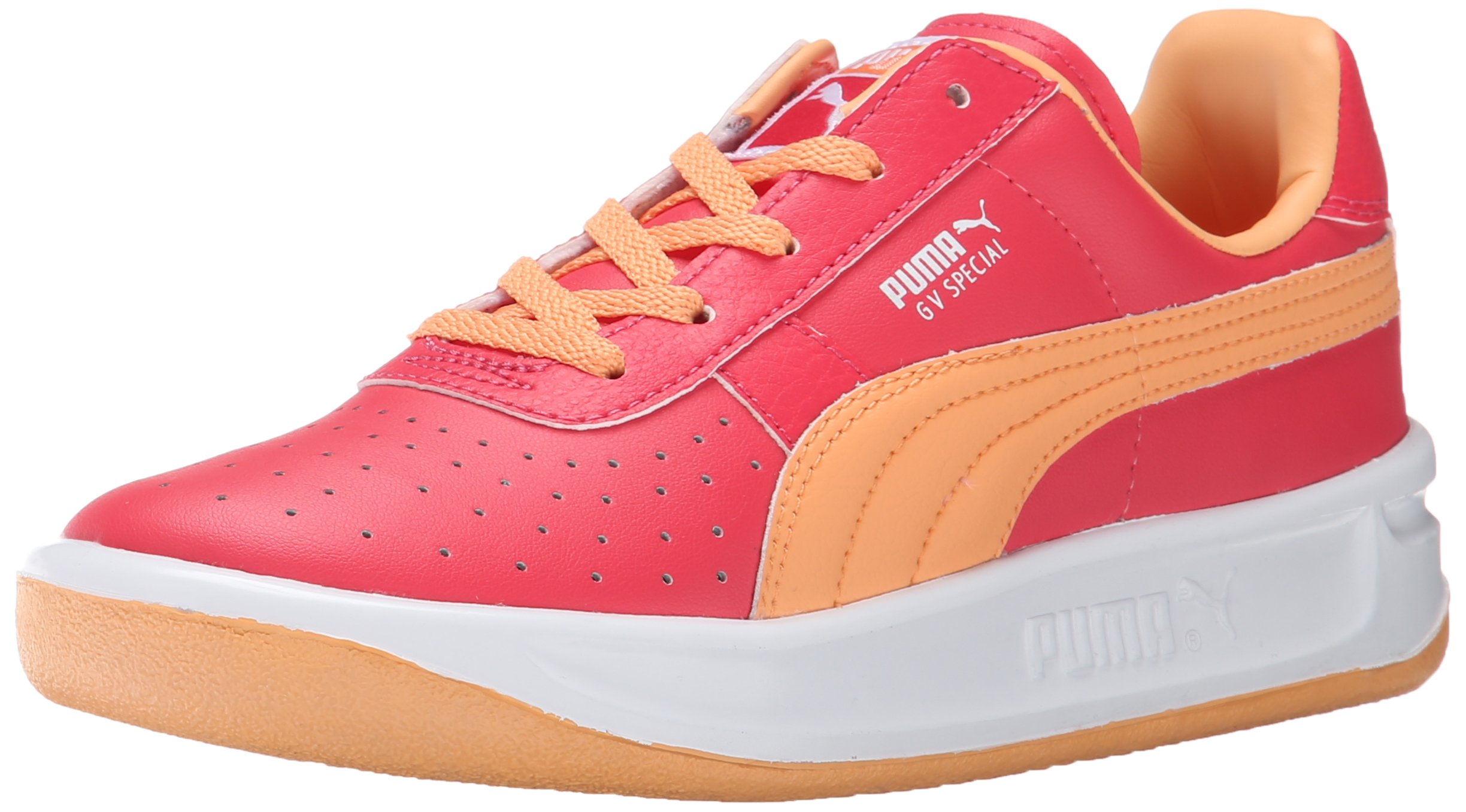 PUMA GV Special JR Classic Sneaker (Little Kid/Big Kid) , Geranium/Peach Cobbler, 3 M US Little Kid