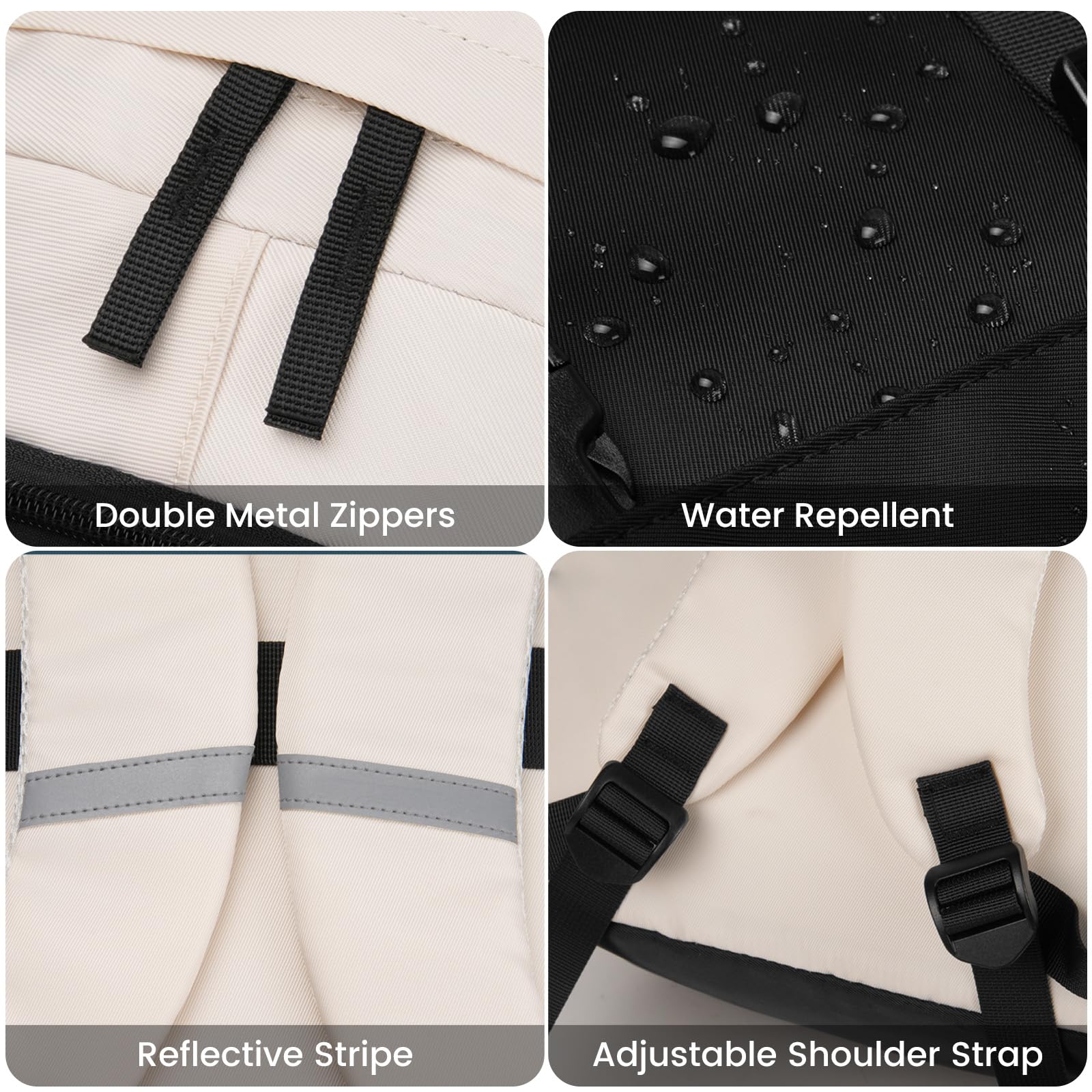 MOMUVO Mochilas juveniles para mujer y estudiante. Perfectas para el instituto, universidad o trabajo con espacio para portátiles de 17 pulgadas