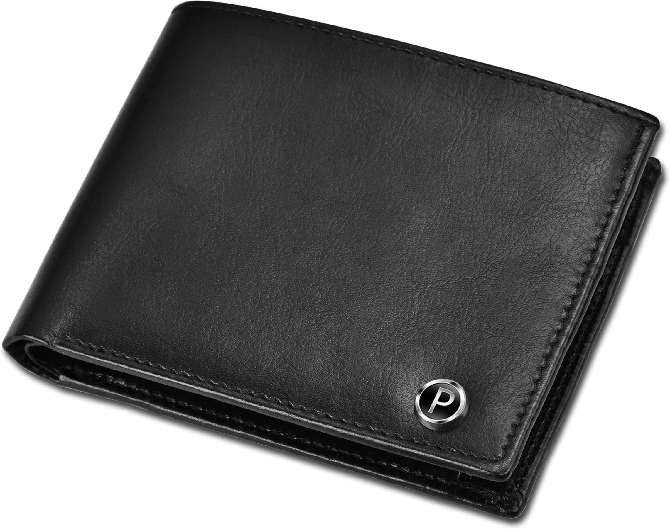 Men Black Artificial Leather Wallet (5 Card Slots)_14 (SPW 4059 Black BZ)-image-41
