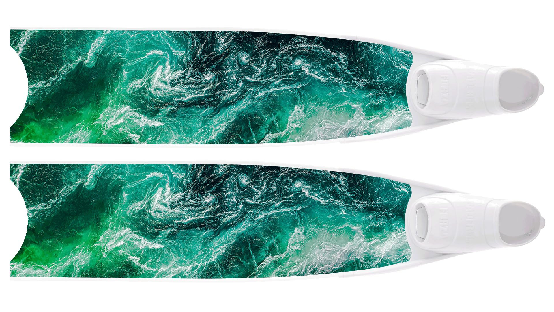 Leaderfins Ocean Pure Carbon Freediving and Spearfishing Fins (Medium, EU 43-44 / US 9-10)