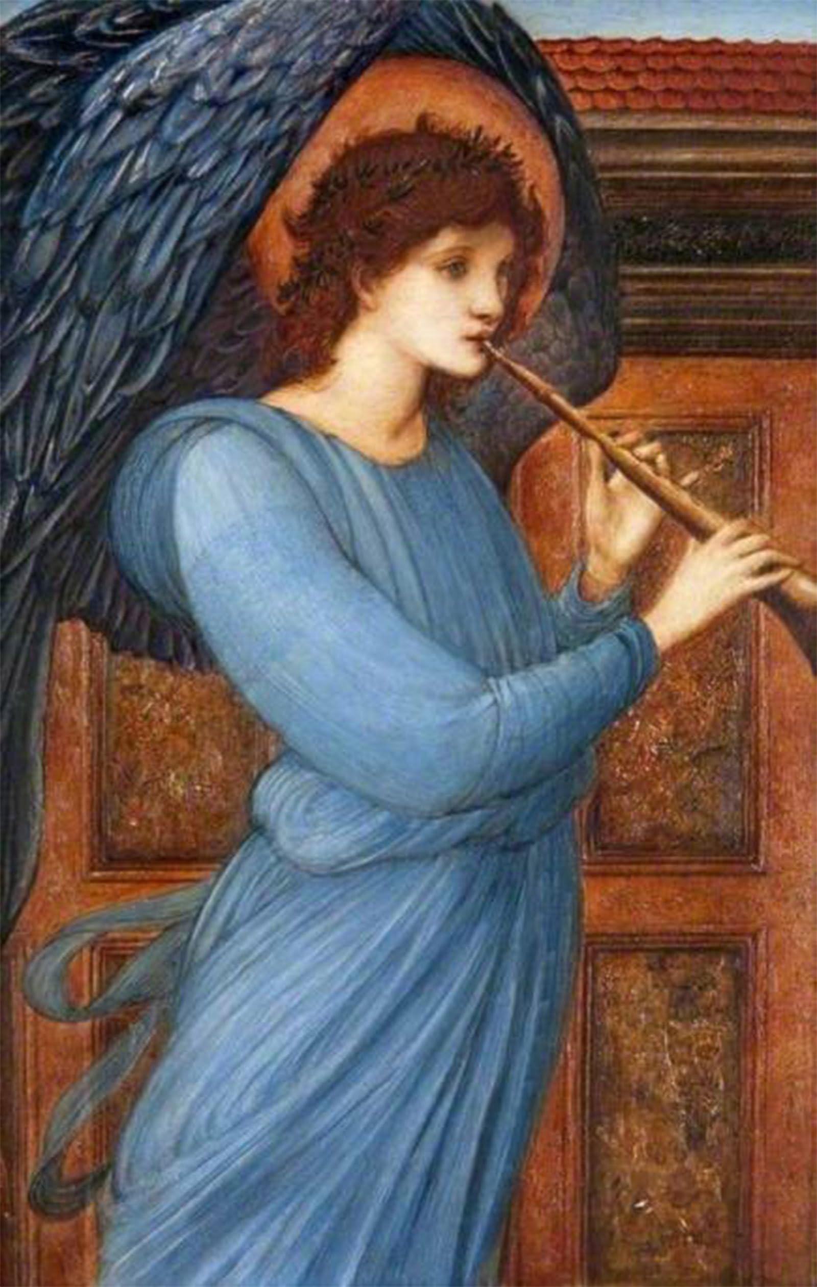 POSTERIIk Famous Modern Artwork Art Mural l'Angelo Burne Jones Oil Paintings Pictures for Home Decor 60x90cm
