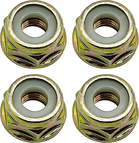 Tuerca universal de rosca izquierda M10 x 1.25 repuesto para recortadora de cuerdas, cortador de cepillo, cabeza de engranaje, caja de accesorios, 4