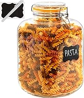 Vista 11 de Galashield Tarros de vidrio con tapas herméticas, frascos de almacenamiento de alimentos, recipientes a prueba de fugas con sello de preservación