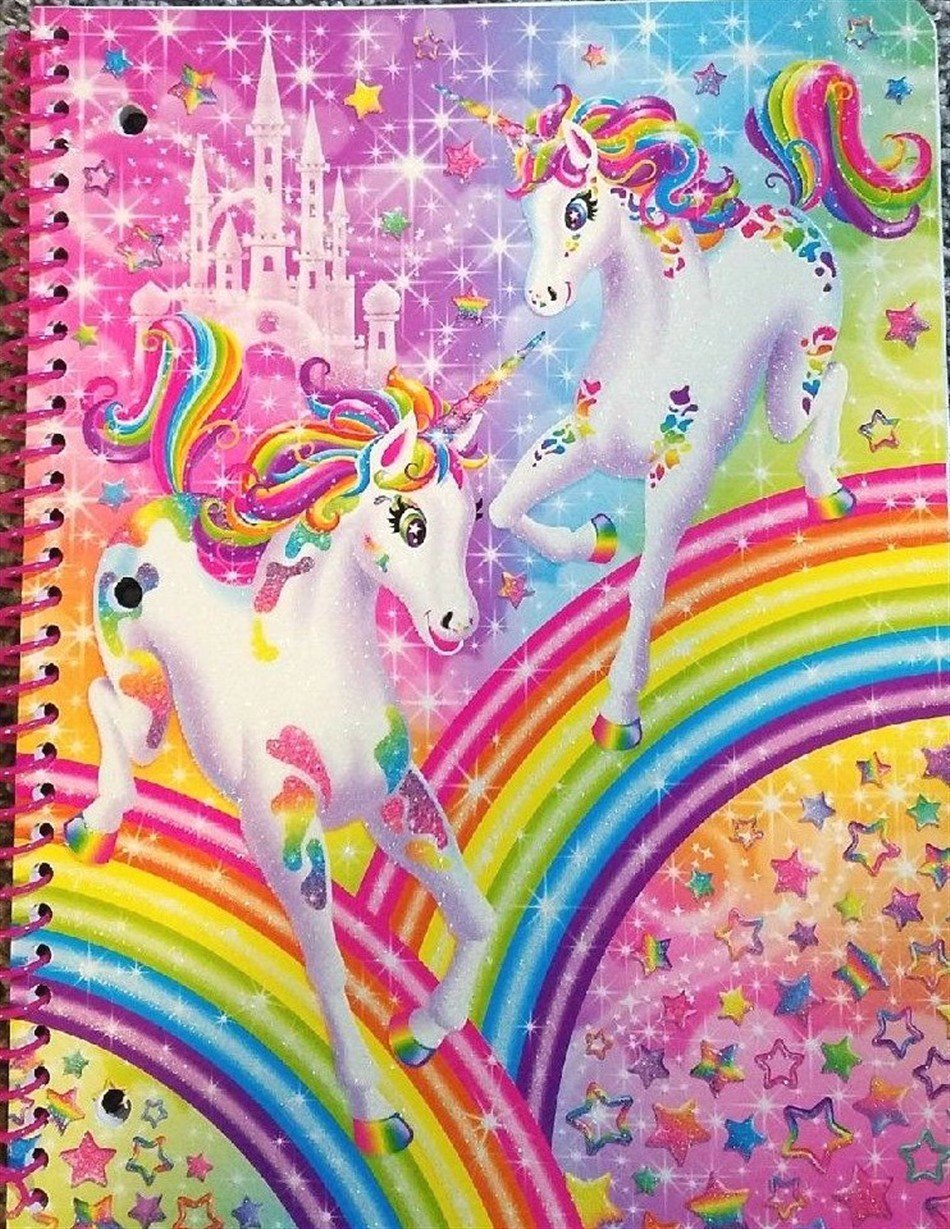 リサフランク　リングファイル Lisa Frank Stationary Bundle, 3-Ring, 1