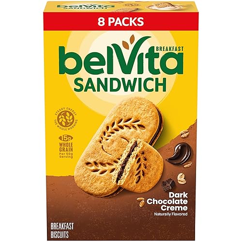 Vista 21 de NABISCO BELVITA - Galletas de desayuno con crema de canela y vainilla, 1.76 onzas (paquete de 5)