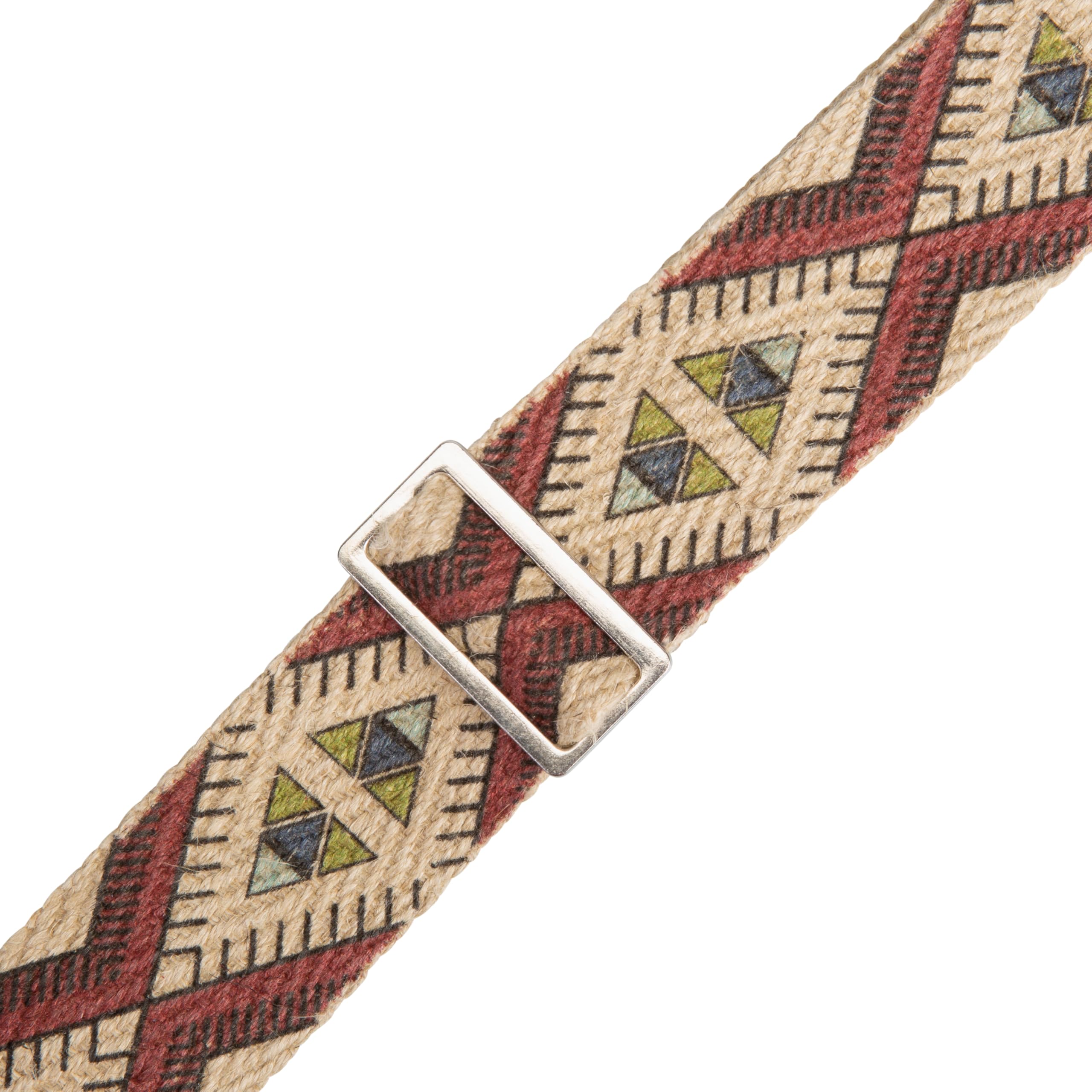 Levy's Leathers MH8P-002 Gitarrengurt aus Hanfgewebe, 5 cm breit, vegan, Ethno-Tribal-Design