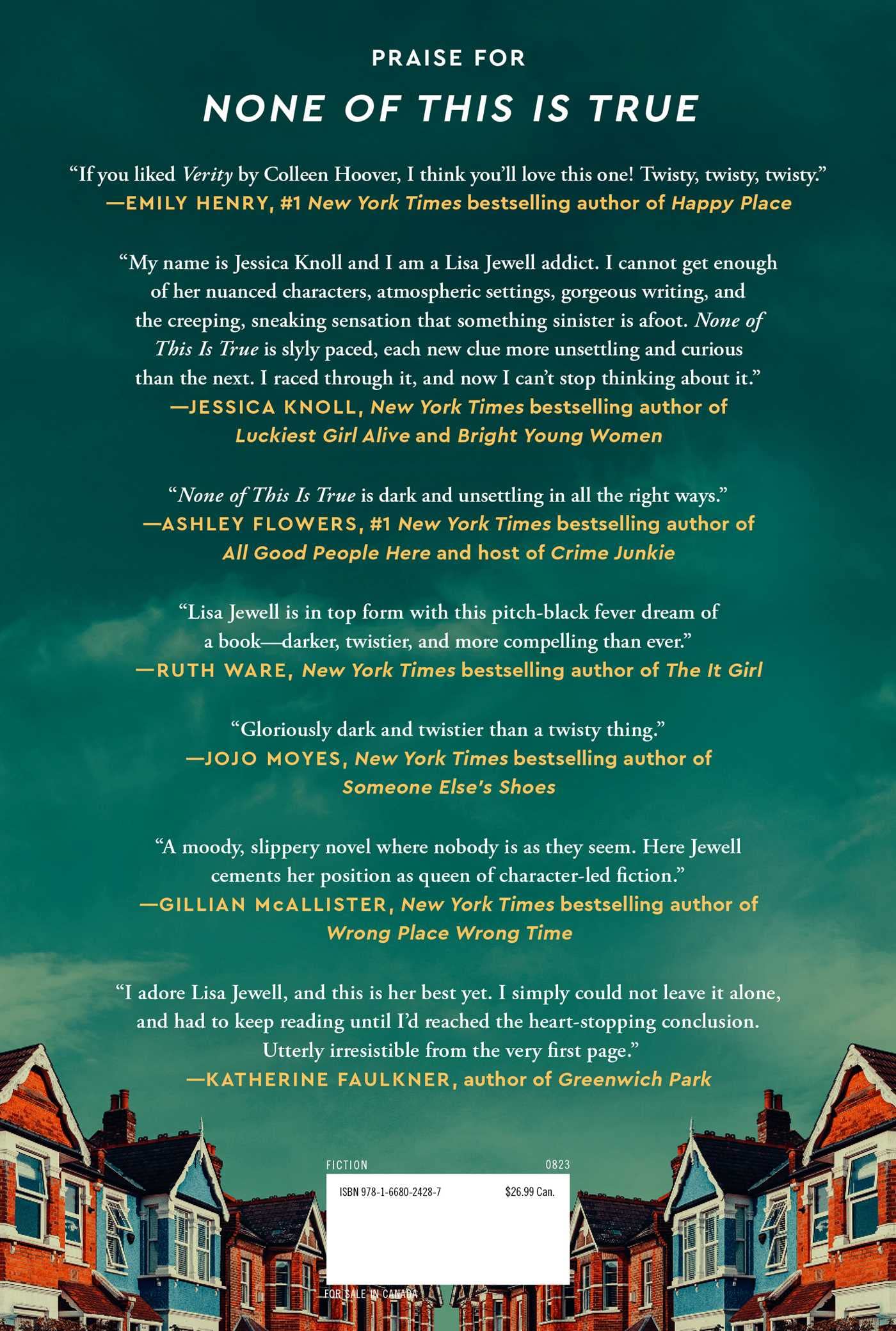 None of This Is True: A Novel