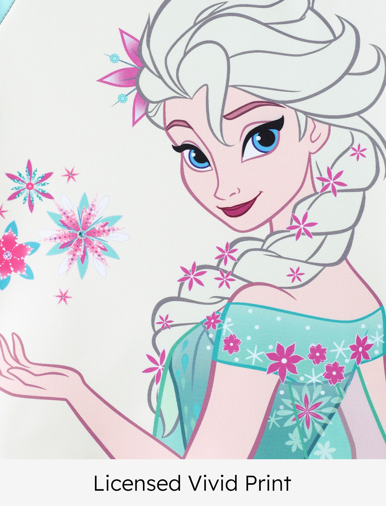 Disney Maillot de bain tankini 2 pièces Motif princesse La Reine des Neiges Marvel Elsa Minnie UPF 50+ Rashguard