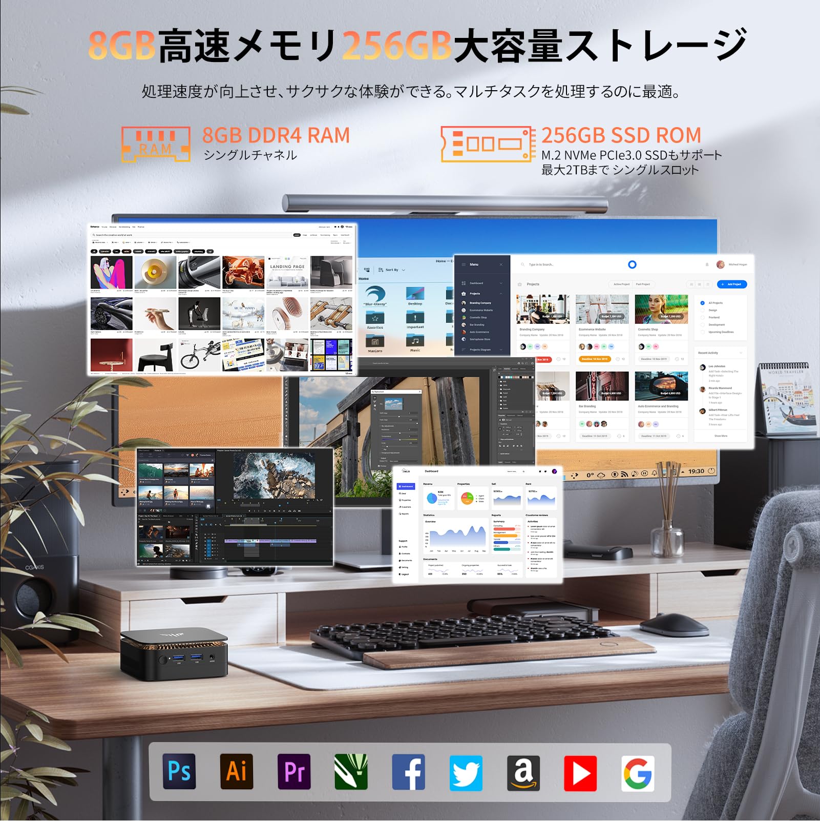 Amazon.co.jp: ミニPC 【最新第12世代 ミニpc N150】ミニパソコン