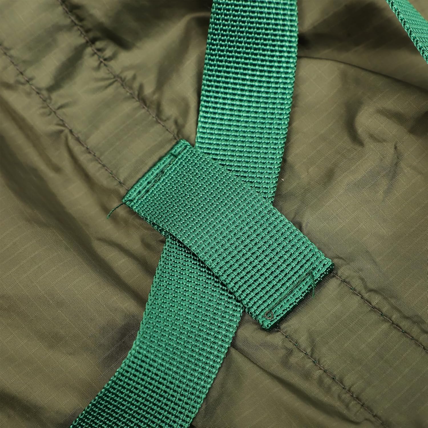 YARNOW Nylon Sleeping Bag Compression Sack Compact Storage Bag Drawstring for Camping Hiking Green 20x46cm Random