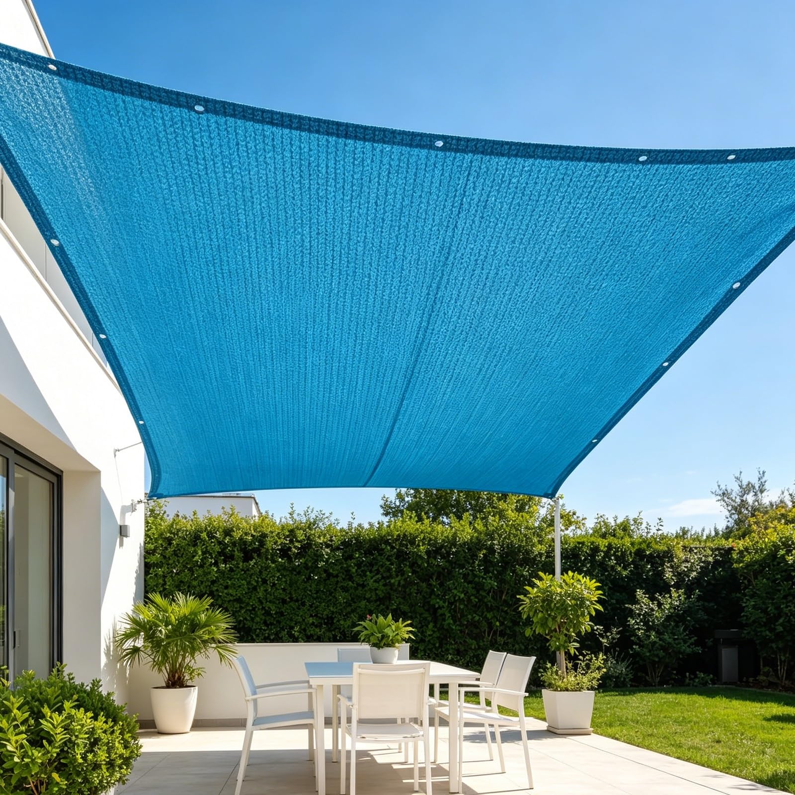 Toile d'ombrage pour patio extérieur et balcon pour créer un coin frais en été