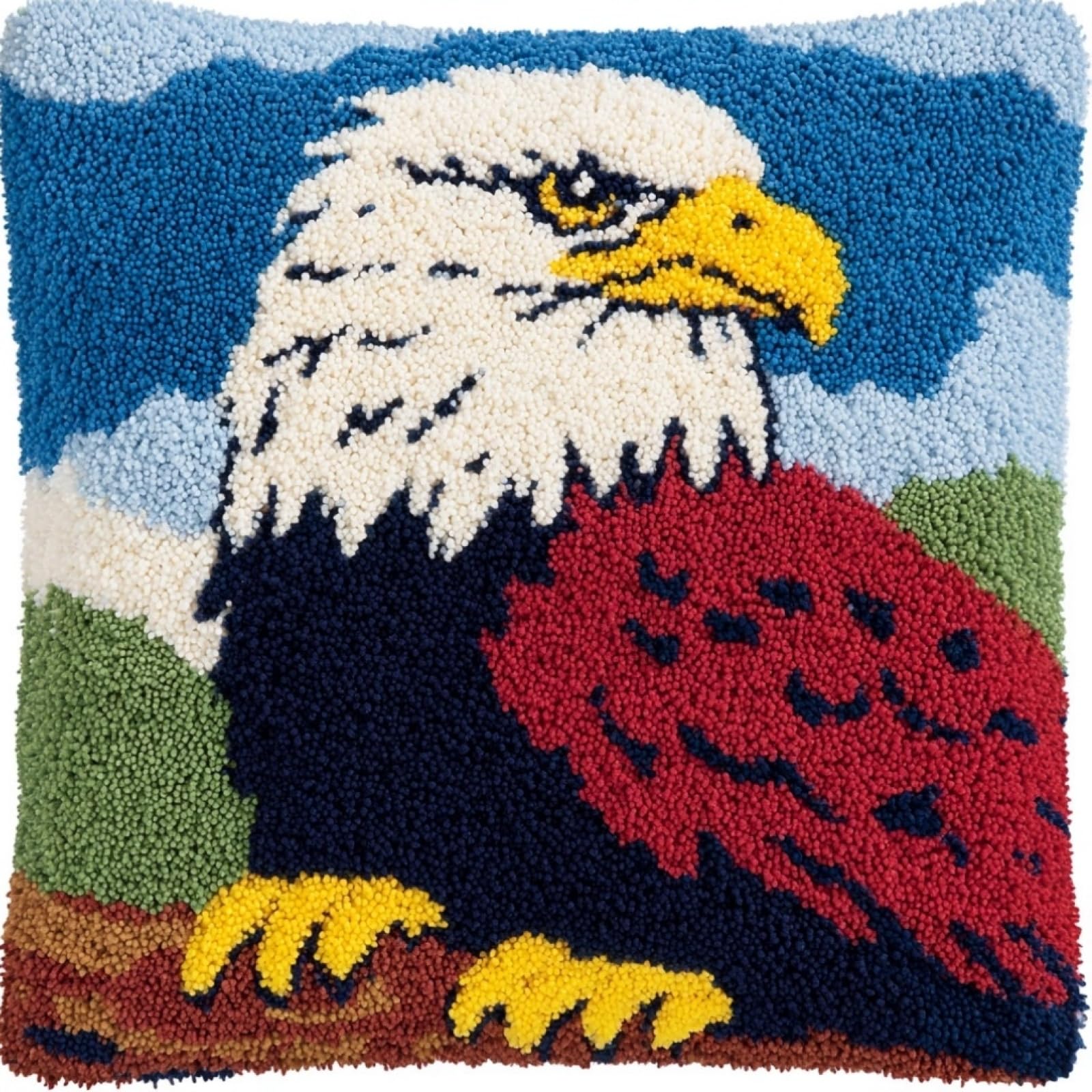 Kit de gancho para manualidades de adultos, set creativo de regalo 43x43cm 8