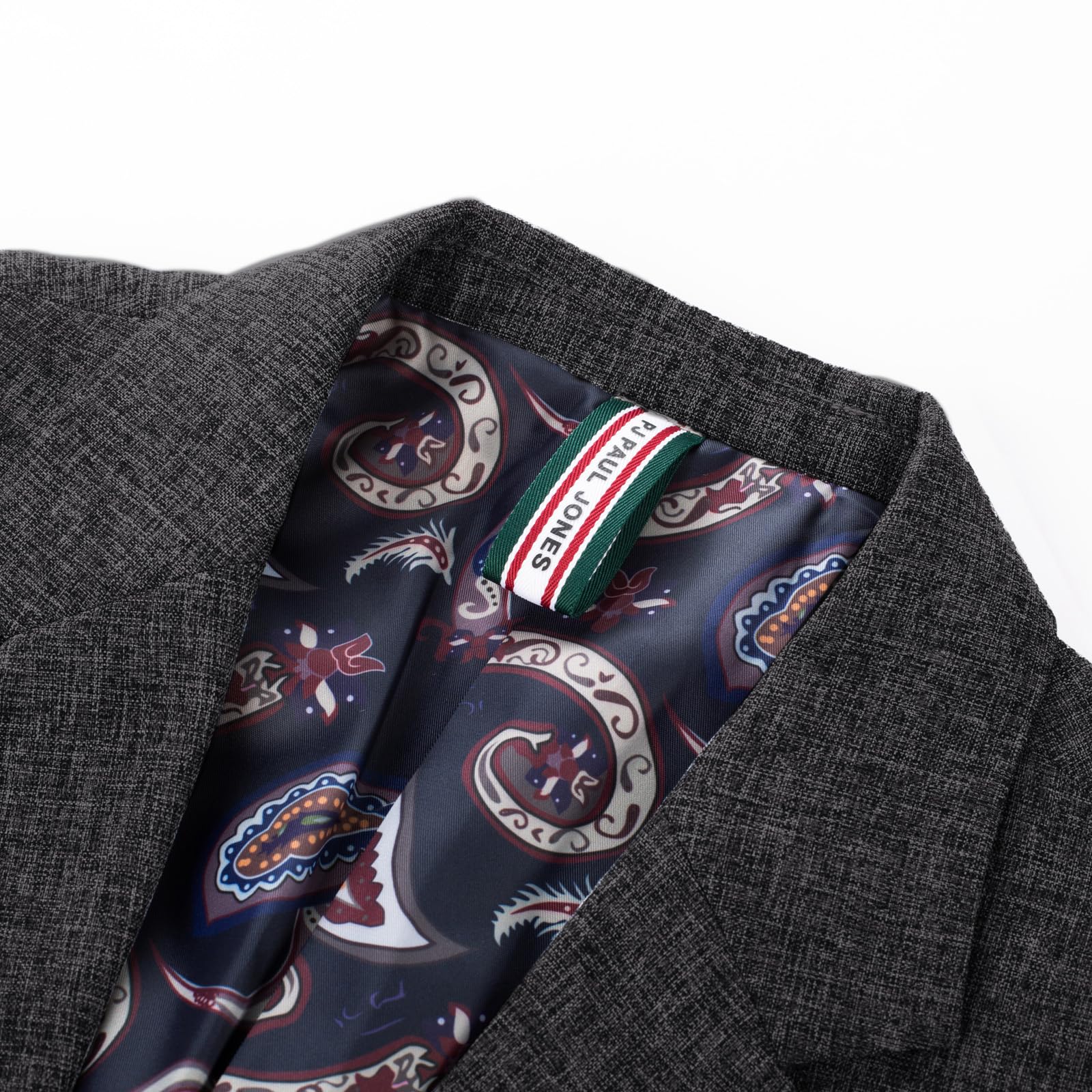 PJ PAUL JONES Herren Sakko Sportlich Regular Fit Business Anzugjacke Modern Freizeit Blazer mit 2 Knöpfe