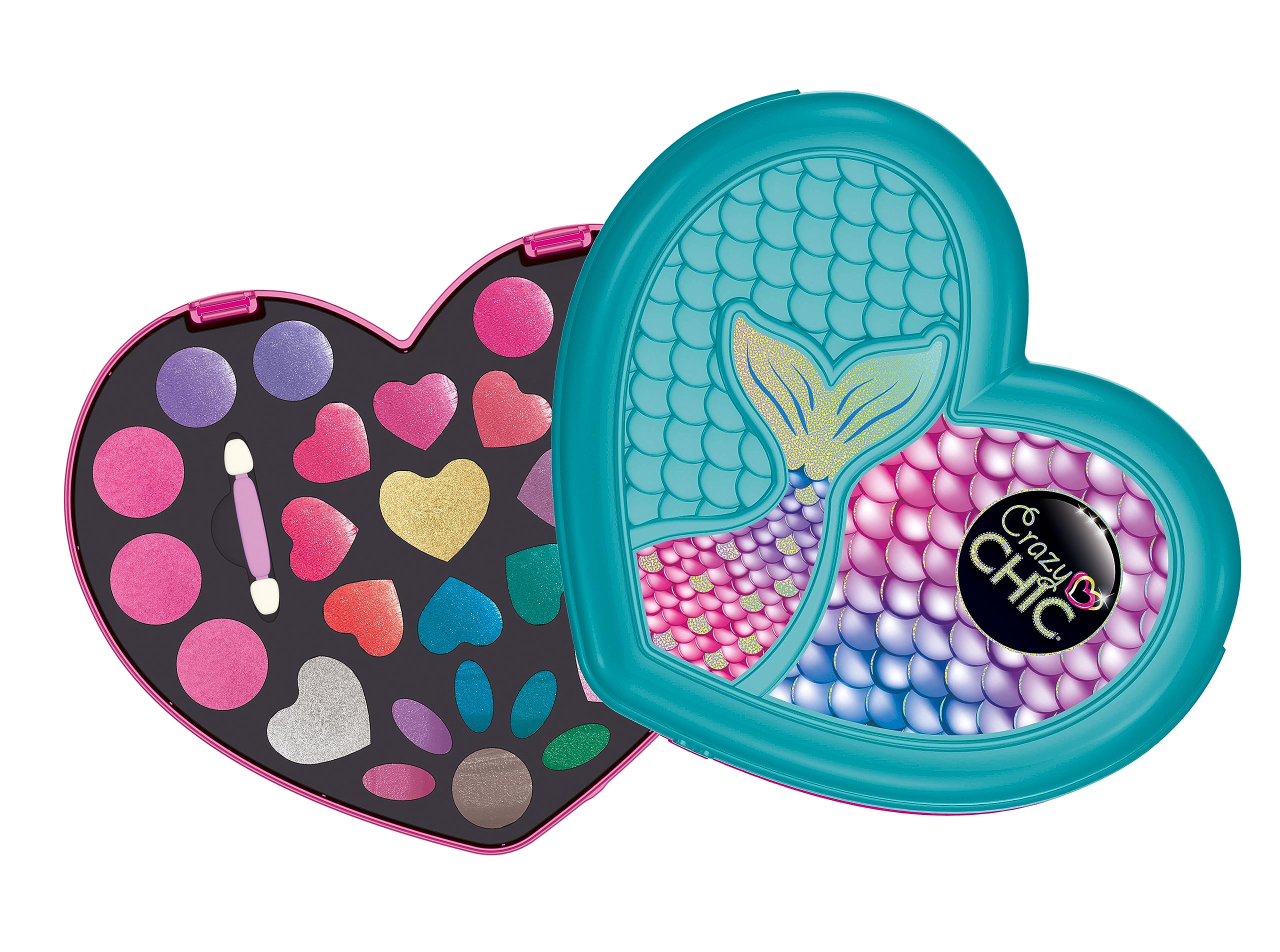 Clementoni Make-Up, Crazy Chic, Mermaid make up, Children Make Up Sets, Cosmetics for Teenager Make Up For Girls Age 6 - Image 2