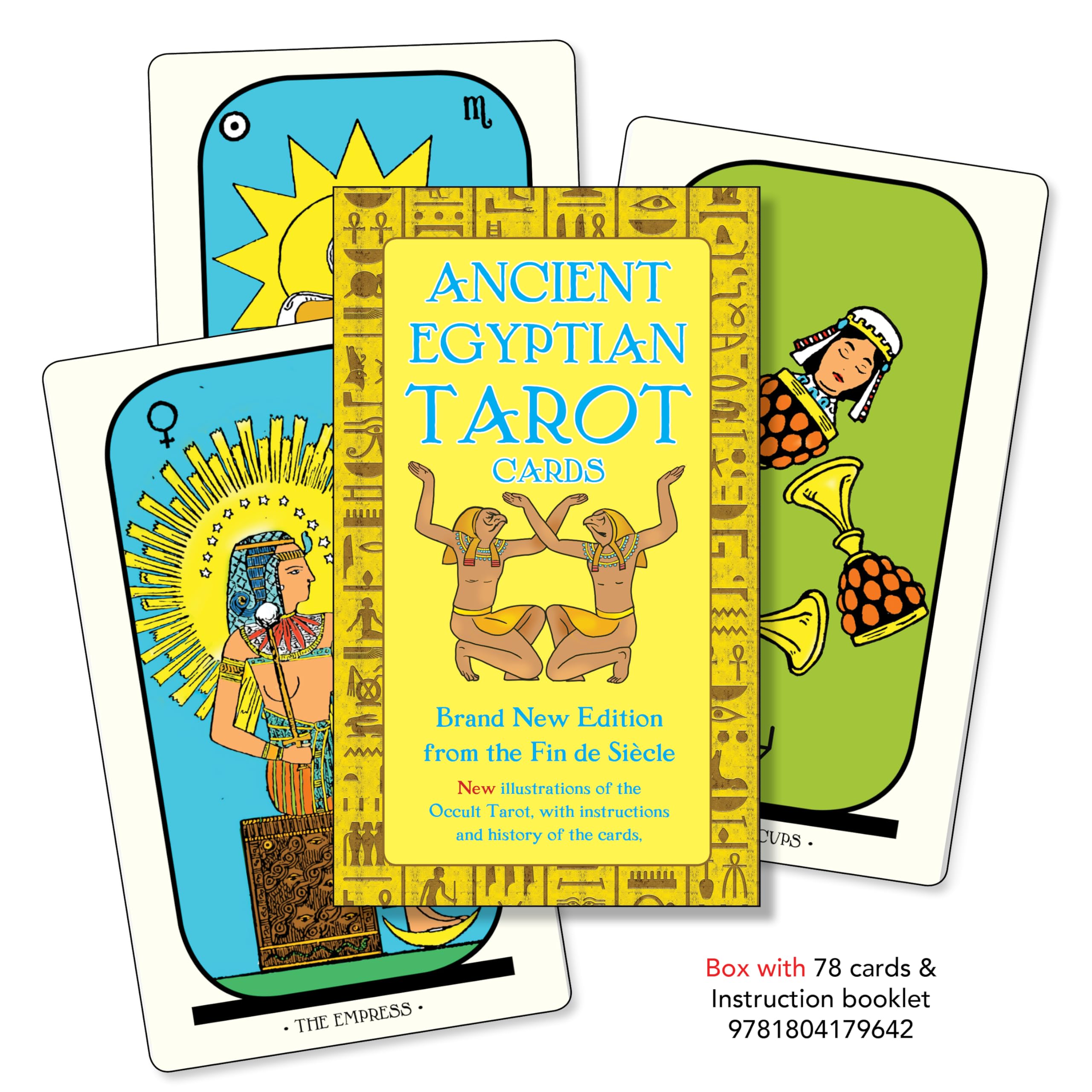 Ancient Egyptian Tarot Card Pack: 78 Cards + Instruction Booklet