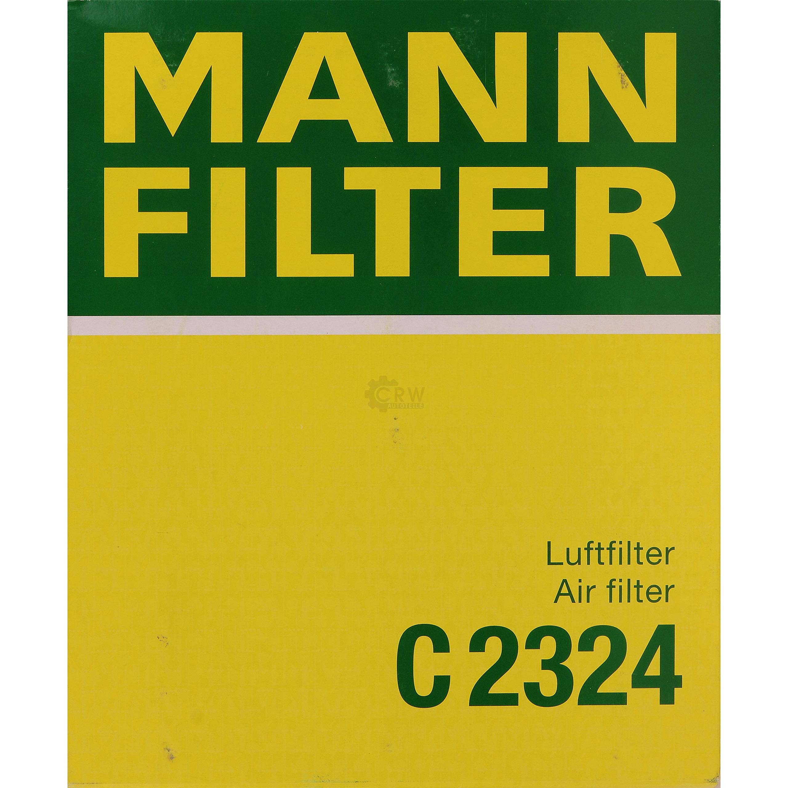 Paquete de inspección Kit de mantenimiento de filtros con filtro de aceite W 67/2, filtro de aire C 2324, filtro de combustible WK 55/2, filtro de habitáculo CU 2330, tornillo de cierre