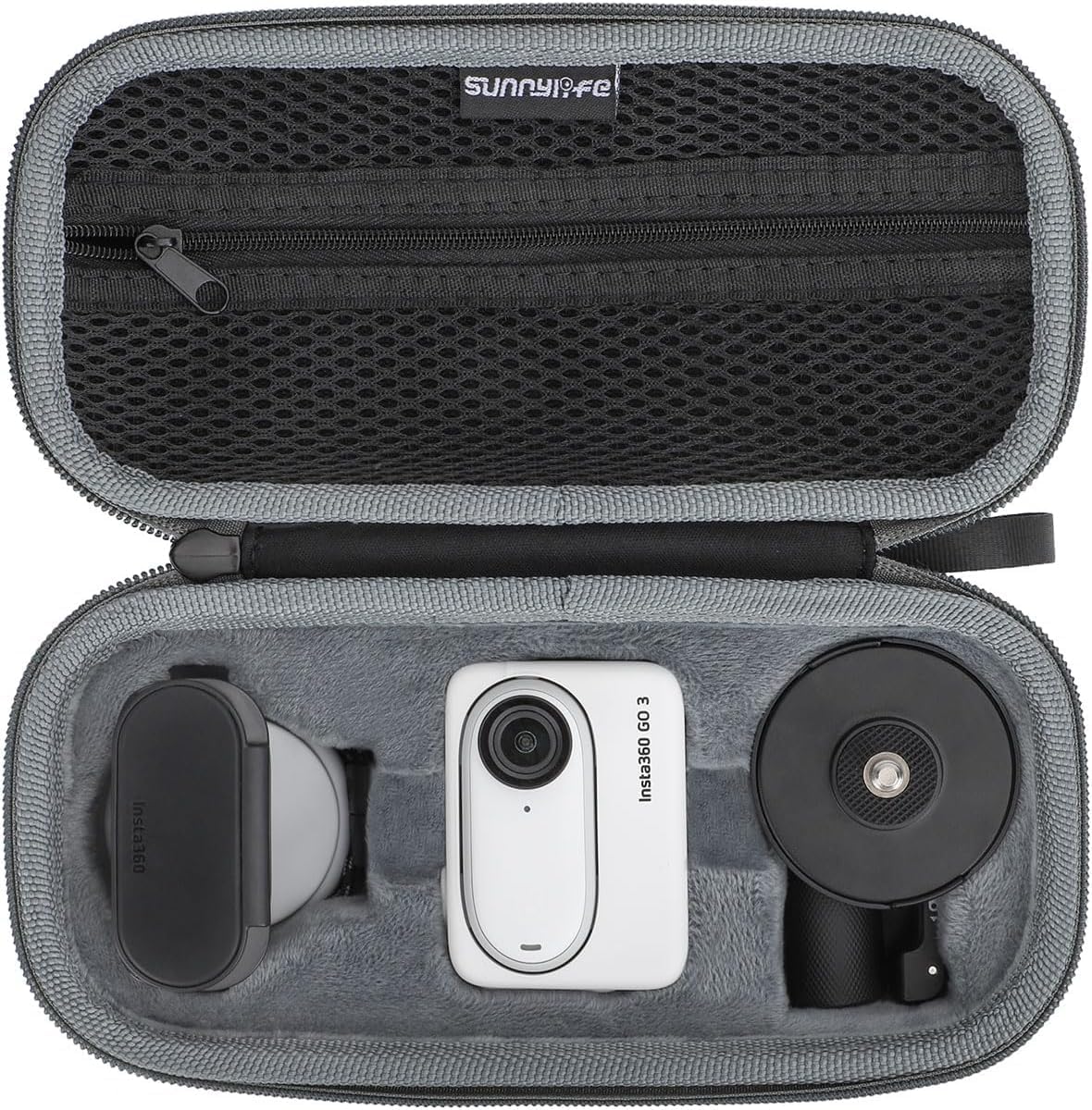 ZGZUNPortable Carrying Case Hard EVA Travel Box Storage Bag for Insta360 GO 3/GO 3S Action Camera
