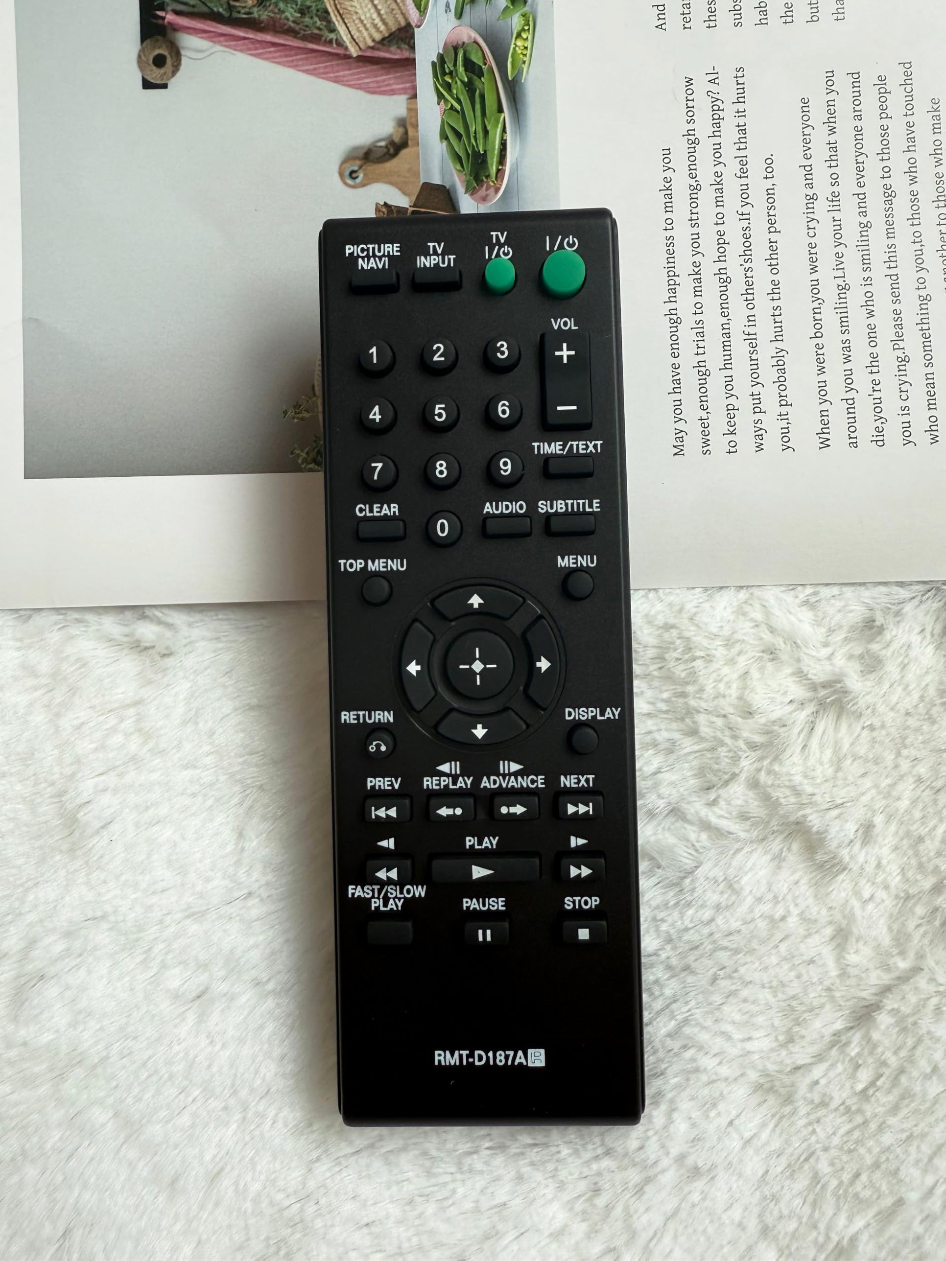 Amazon.com: RMT-D187A Replacement Remote Control for Sony DVP