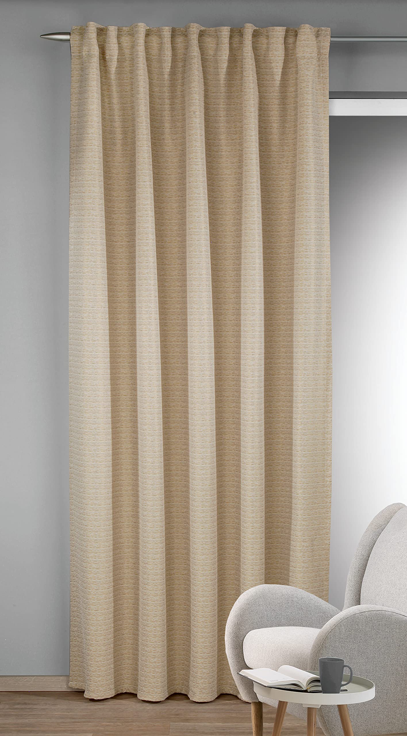 Albani Scarf GB VD. Loops/Adora / 245 x 135 cm, Polyester, Saffron, 245x135 cm