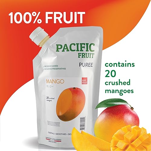 Miniatura 3 de Pulpa de mango aséptico de frutas del Pacífico en bolsas de 1 litro (2.2 libras)