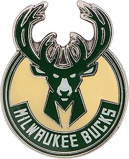 Milwaukee Bucks NBA Team Logo Enamel Made of Metal (Lapel Pin)