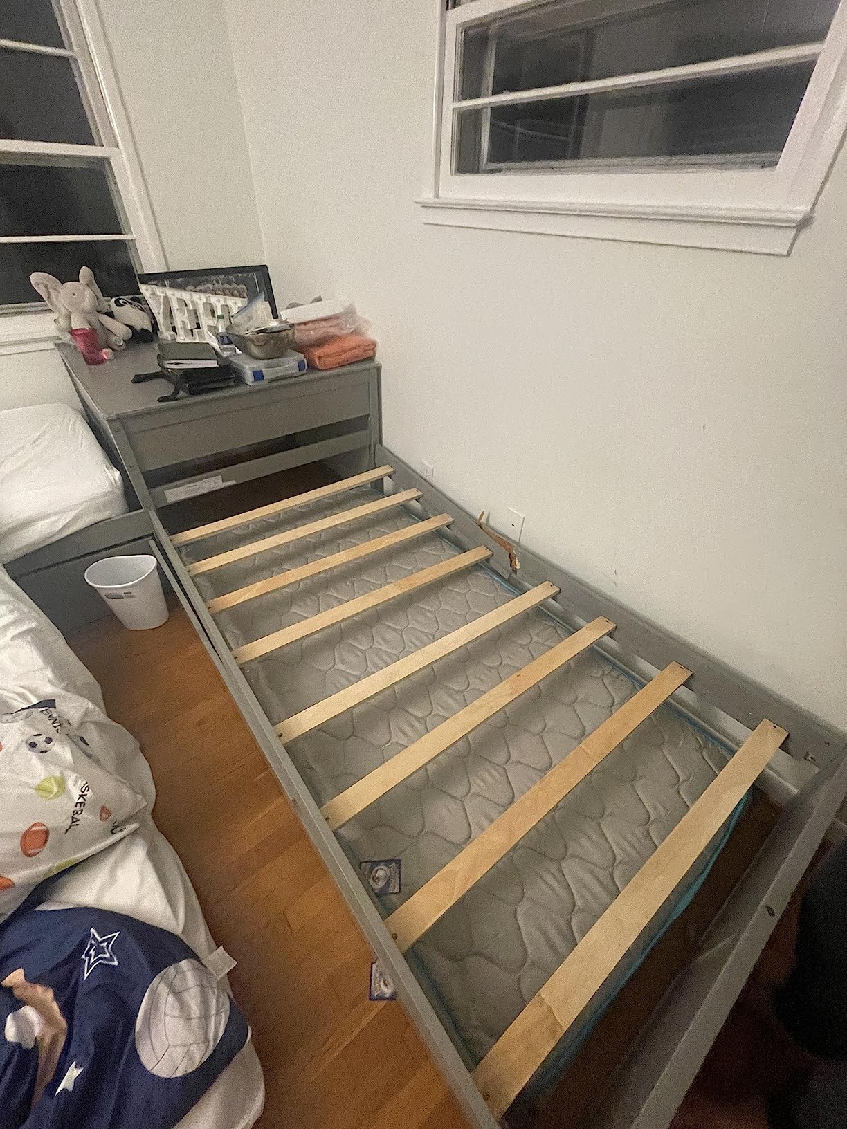 15/mo Finance L Shaped Bed, Twin and Full Platform Bed with Trundle
