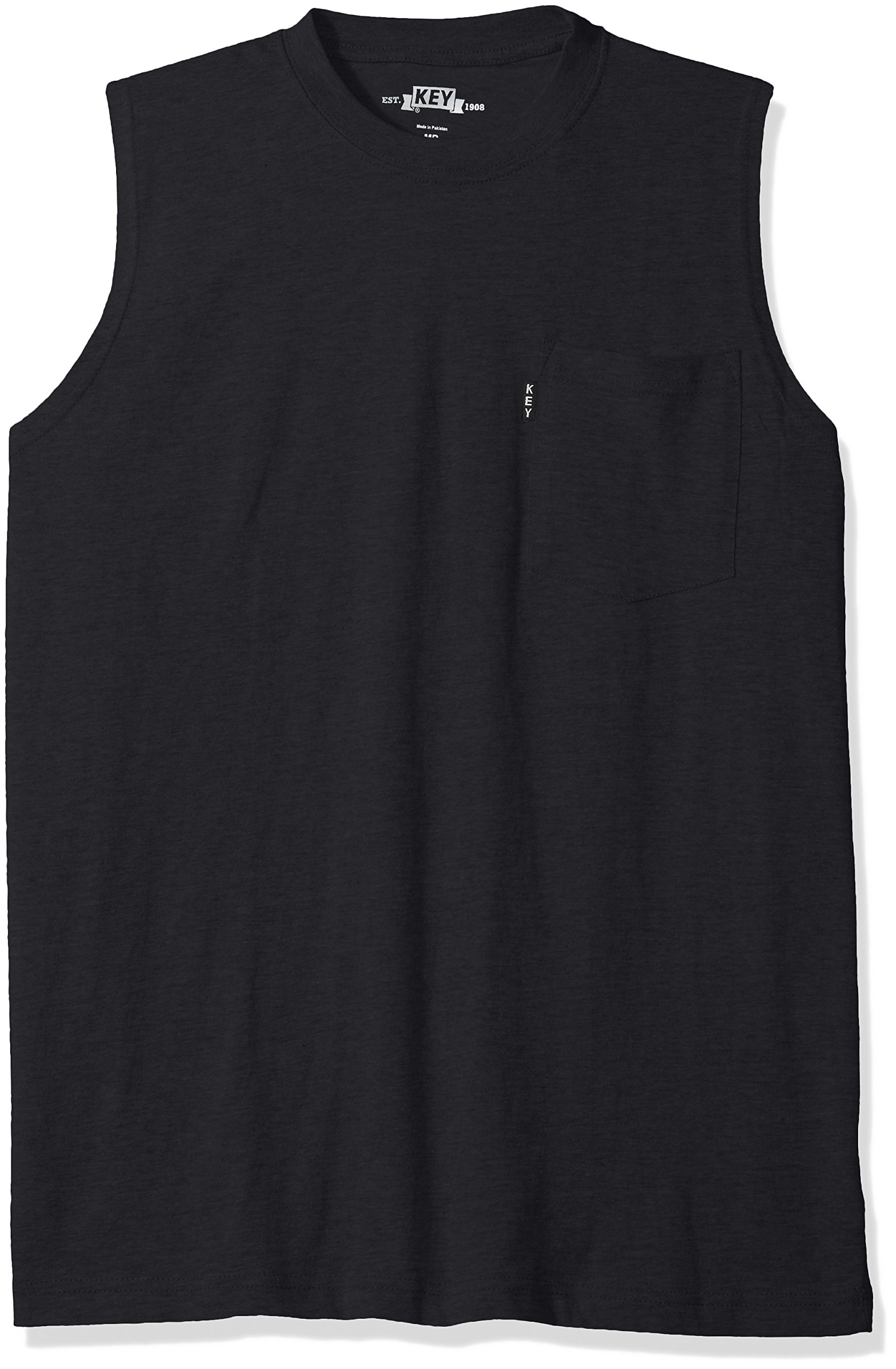 Key Apparel Men's Big and Tall Sleeveless Tee Big & Tall