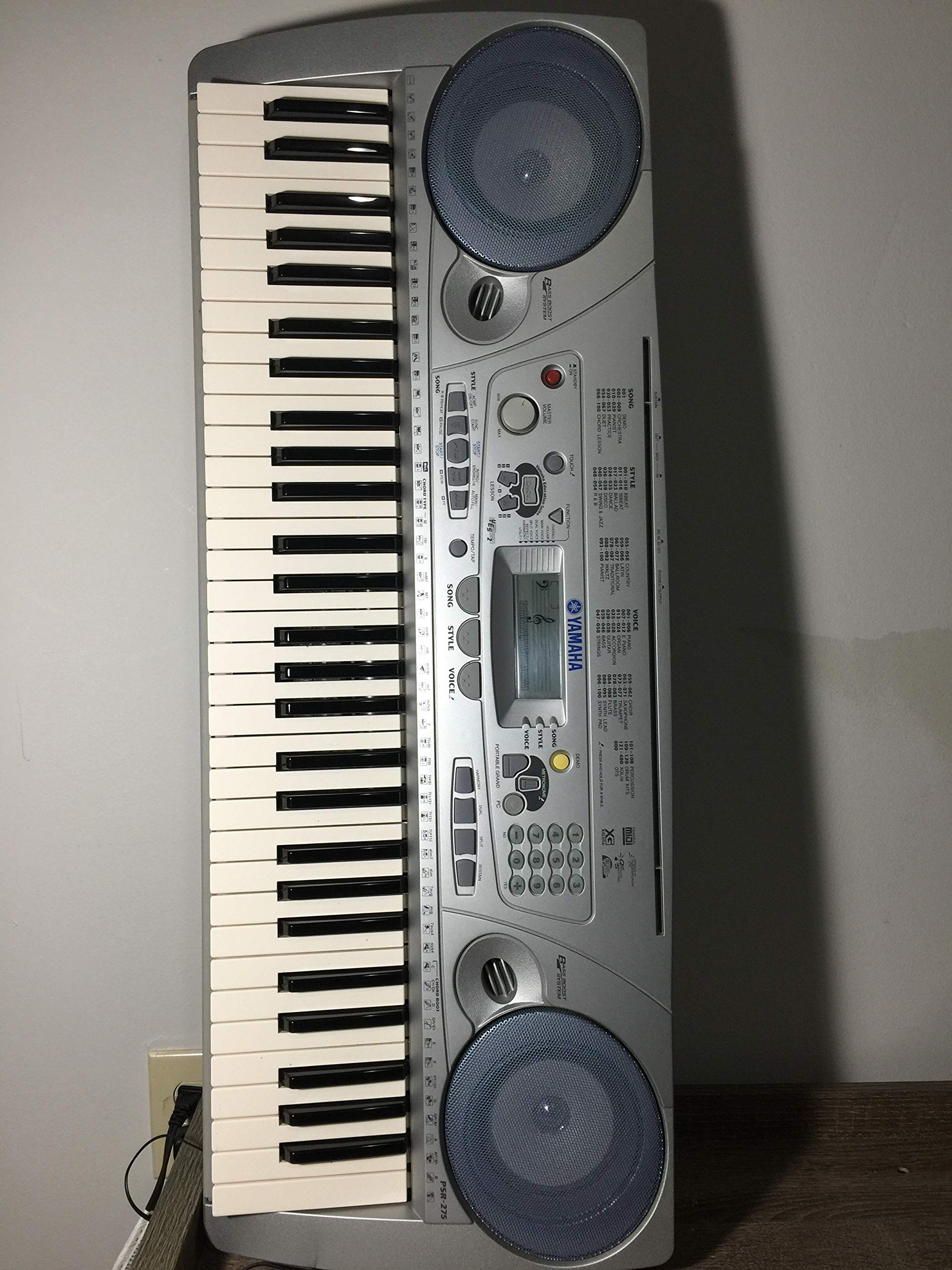 Yamaha PSR-275 キーボード Used Yamaha PSR-275 61-Key Keyboard 61-Key