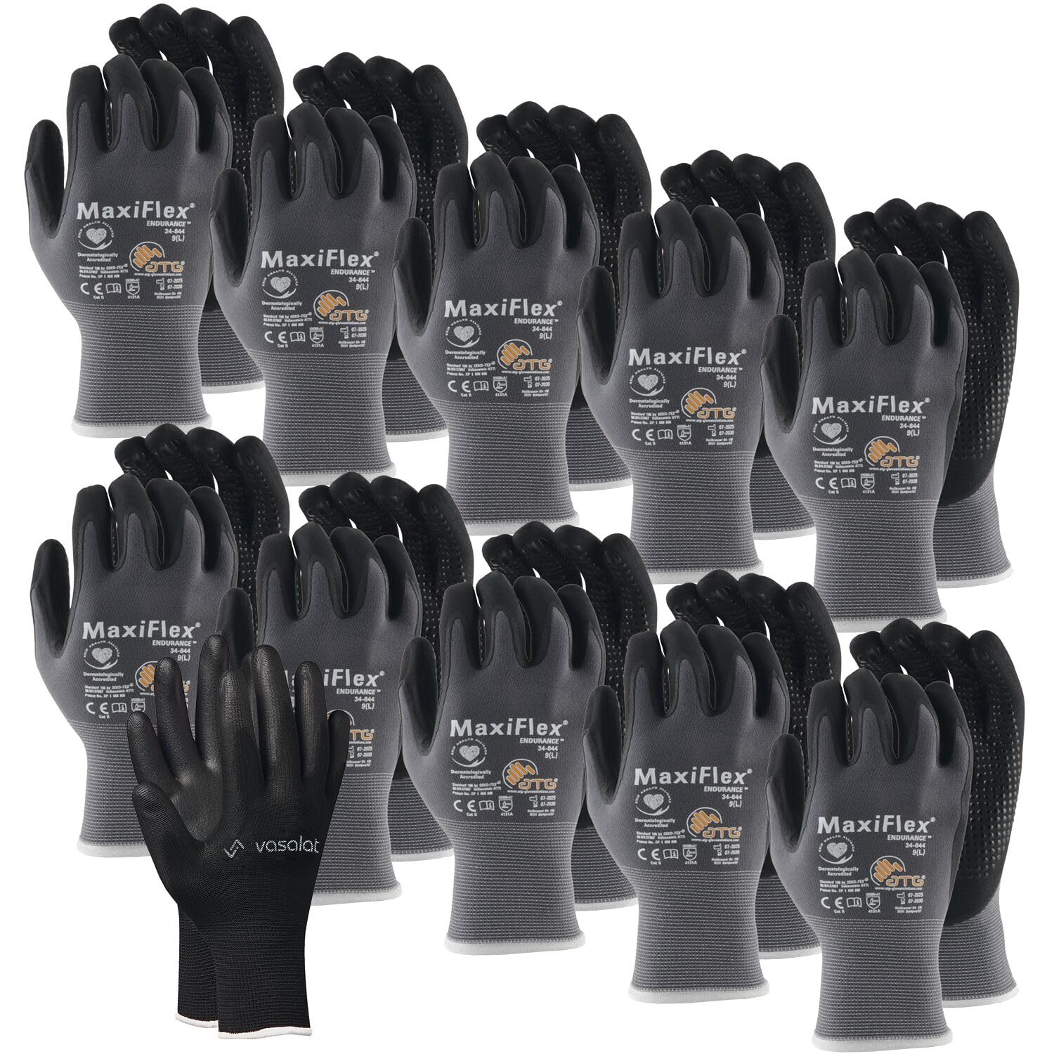 handschuhe maxiflex ATG Gr. 9 Endurance 10 Paar - Arbeitshandschuhe mit Noppen für Herren und Damen Outfits | Control Wiki a1db4fa5d6851bfc59dc67121711c3d7__cadre Size:2/12T (OVERDRIVE) Gloves also feature a