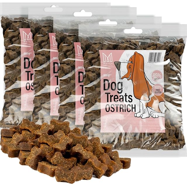 MERSJO Aperitivos para perros - 2000 g de comida seca para perros, golosinas para perros