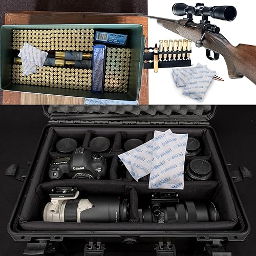 Miniatura 4 de Paquetes de gel de sílice de 20 gramos, 90 paquetes desecantes para almacenamiento, paquetes desecantes de gel de sílice puro y seguro, paquetes de