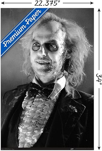 Miniatura 3 de Trends International Beetlejuice - Póster de pared clásico, 22.375 x 34 pulgadas, versión premium sin marco