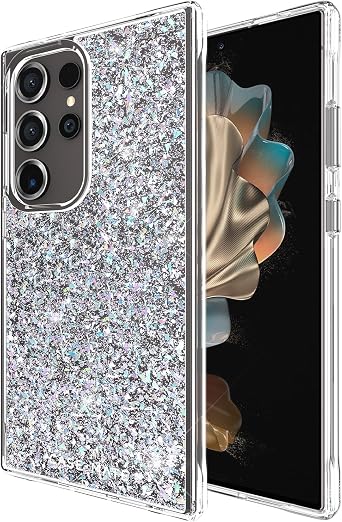 Case-Mate Samsung Galaxy S24 Ultra Case [6.8"] [12ft Drop Protection] [Wireless Charging] Twinkle Disco Phone Case for Samsung Galaxy S24 Ultra - Luxury Bling Glitter, Anti-Scratch, Shockproof, Slim