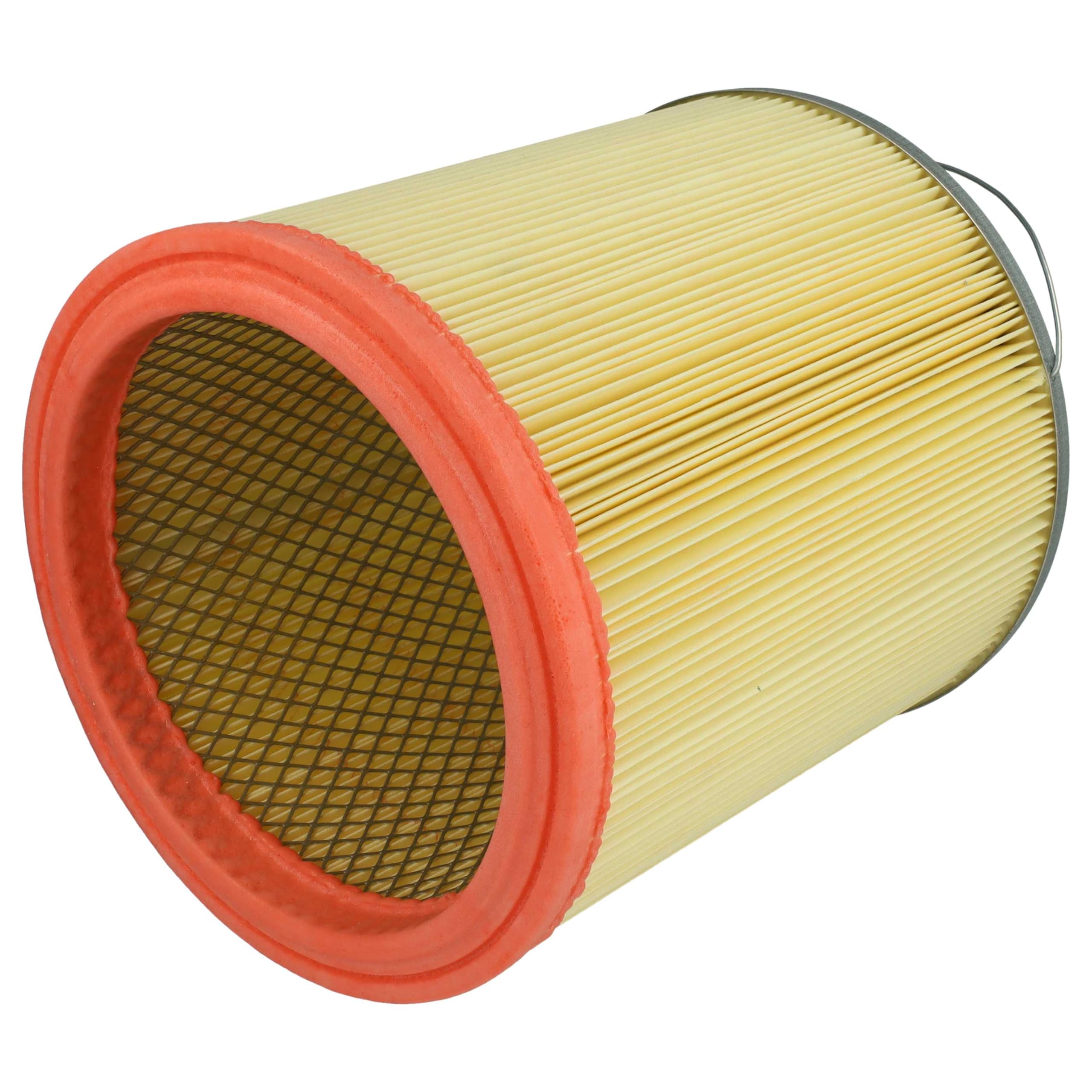 vhbw 4x Filtro plisado reemplaza Rowenta ZR70 para aspiradora - amarillo naranja lavable