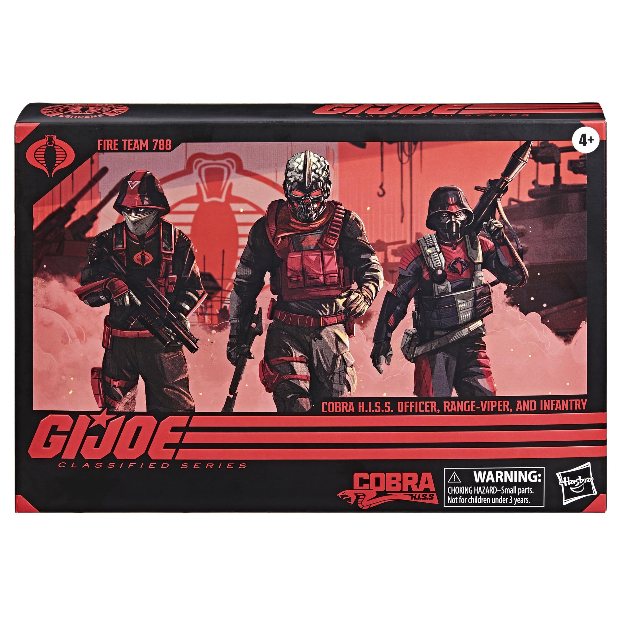 G.I. Joe Classified Series Cobra H.I.S.S. - Fire Team 788 Action