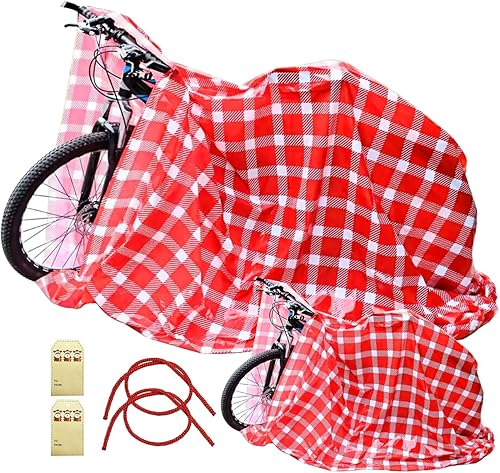 Miniatura 8 de ZMCINER 38 bolsas de regalo de Navidad con cordón de varios tamaños, bolsas de Navidad con cordón para regalos de Navidad, regalos de vacaciones,