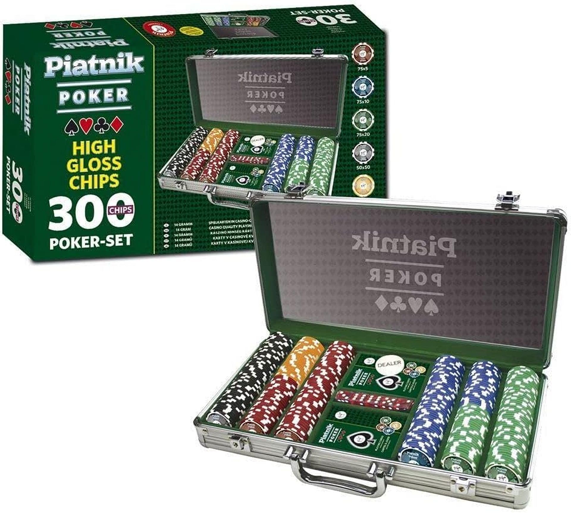 Piatnik 7903 - Set da Poker, 300 fiches High Gloss [Importato dalla Germania]
