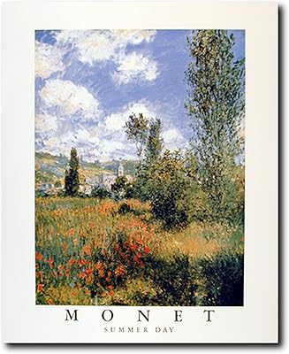 Impact Posters Gallery Wall Decor Claude Monet Ile Saint Martin, Vetheuil Impressionist Art Print Poster (16x20)