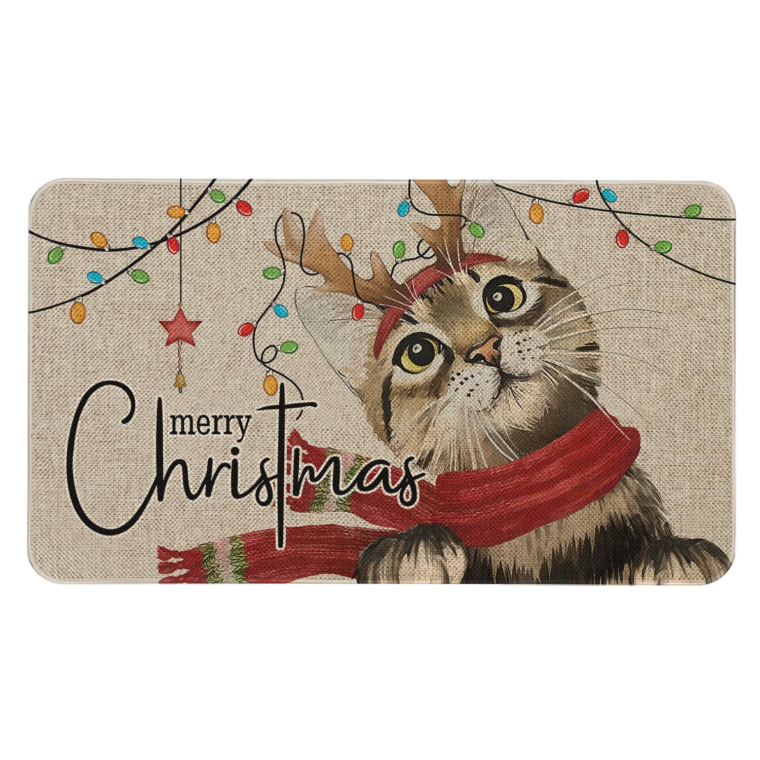 Spooky Cat Halloween Doormat - FREE SHIPPING -17