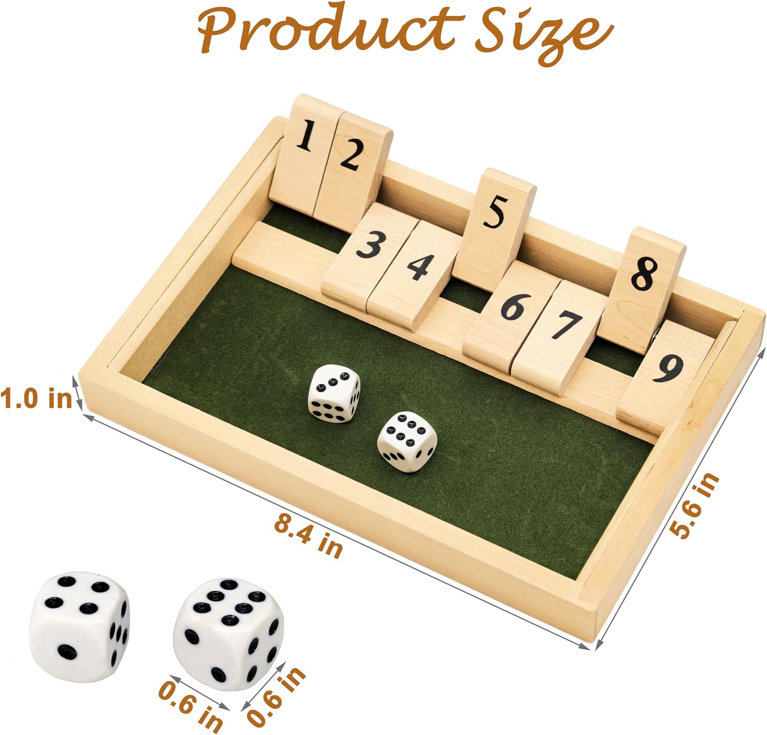 Alzheimers Products for Elderly, 9 Numbers Memory Games for Dementia Patients Seniors, Wooden Shut The Box Dementia Products for Elderly, Fidget Sensory Busy Board Gadgets Gifts Activities