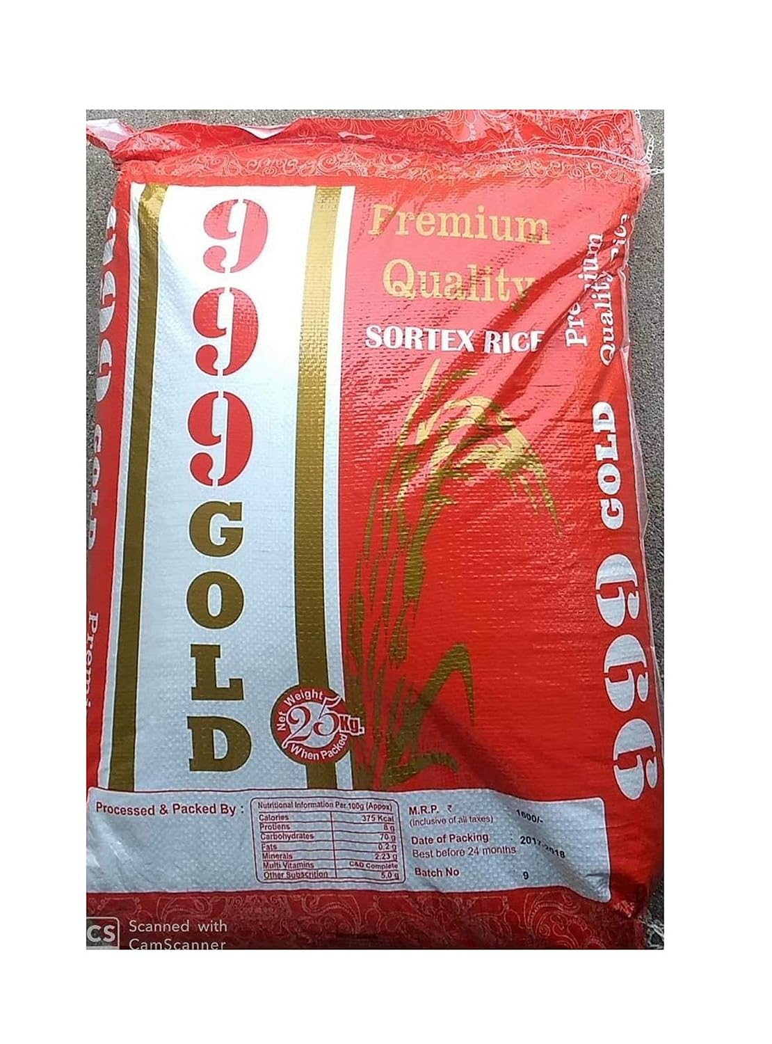 ICSC Sona Masoori 999 Gold Rice Bag (25 Kg) : Amazon.in: Grocery ...