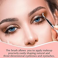 Vista 4 de 120 Piezas Cepillo Micro para Cejas con Tapa Cepillo de Laminación de Cejas Spoolies para Cepillo de Cejas y Pestañas Relleno y Elevación