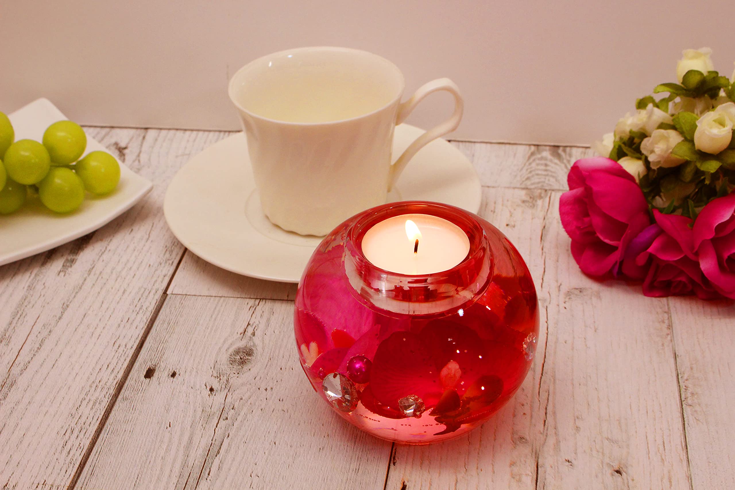 プレステージキャンドル250グラム Amazon.com: Ix New Dreamlight Orchid Diamond Candle Holder
